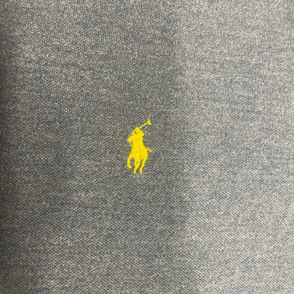 Polo Ralph Lauren‎ men’s. Blue with yellow pony. 100 percent Cotton. Sz XL